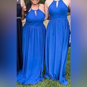 AZAZIE MALLORY • Halter Bridesmaid Dress • ROYAL BLUE • Fits size 10-14 💙